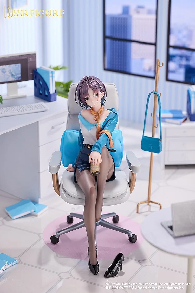 「ACG.GO」「預購」SSR FIGURE 偶像大師 閃耀色彩×雀魂 淺倉透 悠然格調 Ver. 1/7 完成品模型 (附特典: 磁石亞克力麻將牌)《偶像大師 閃耀色彩》×《雀魂》