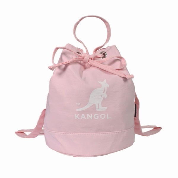 【KANGOL】馬卡龍束口水桶包｜側背包 輕巧收納-3色6025301831 6025301841 60253018