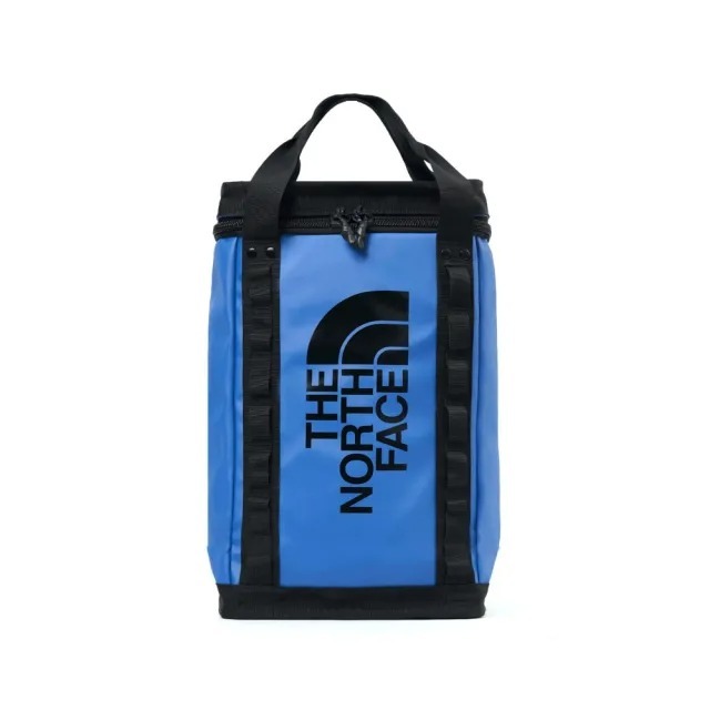 【The North Face】XPLORE FUSEBOX S休閒箱型後背包｜DWR防潑水 分層收納-藍色 NF0A3KYV5H2