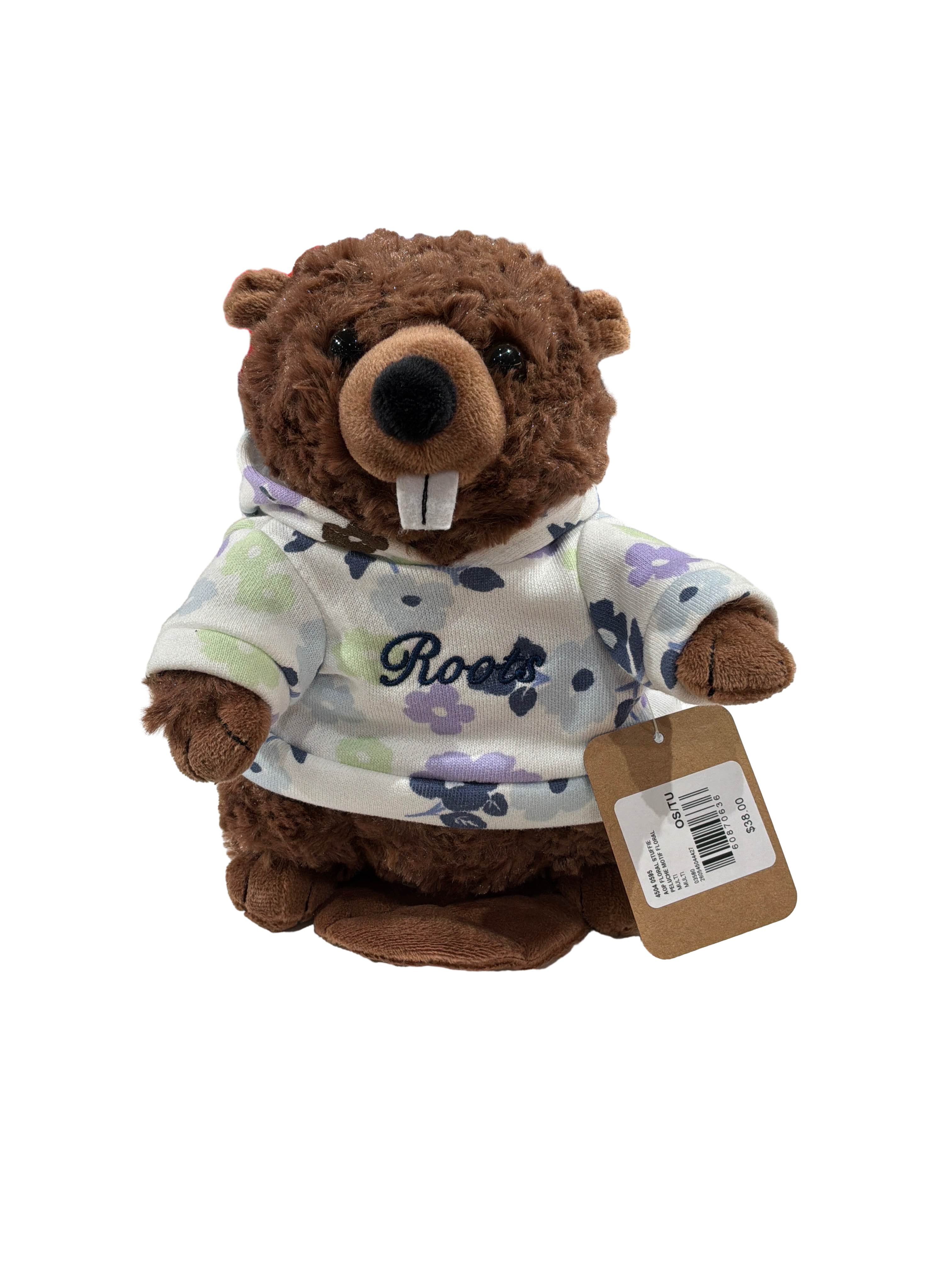 【Roots Outlet】Aop Floral Stuffie  白