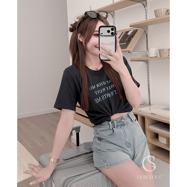 M73 現貨「⽔柔棉 ` 植絨 REFEAT TEE」