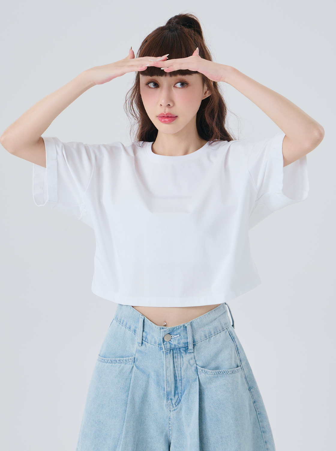 限時【三件599】【期間限定】沁涼圓領短寬T恤