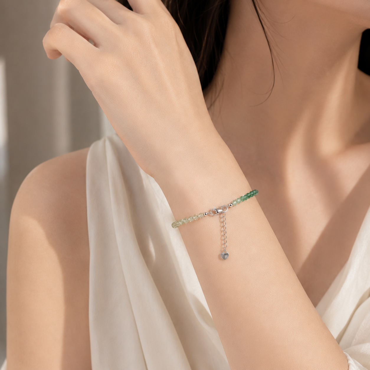 Peridot & Green Agate Bracelet