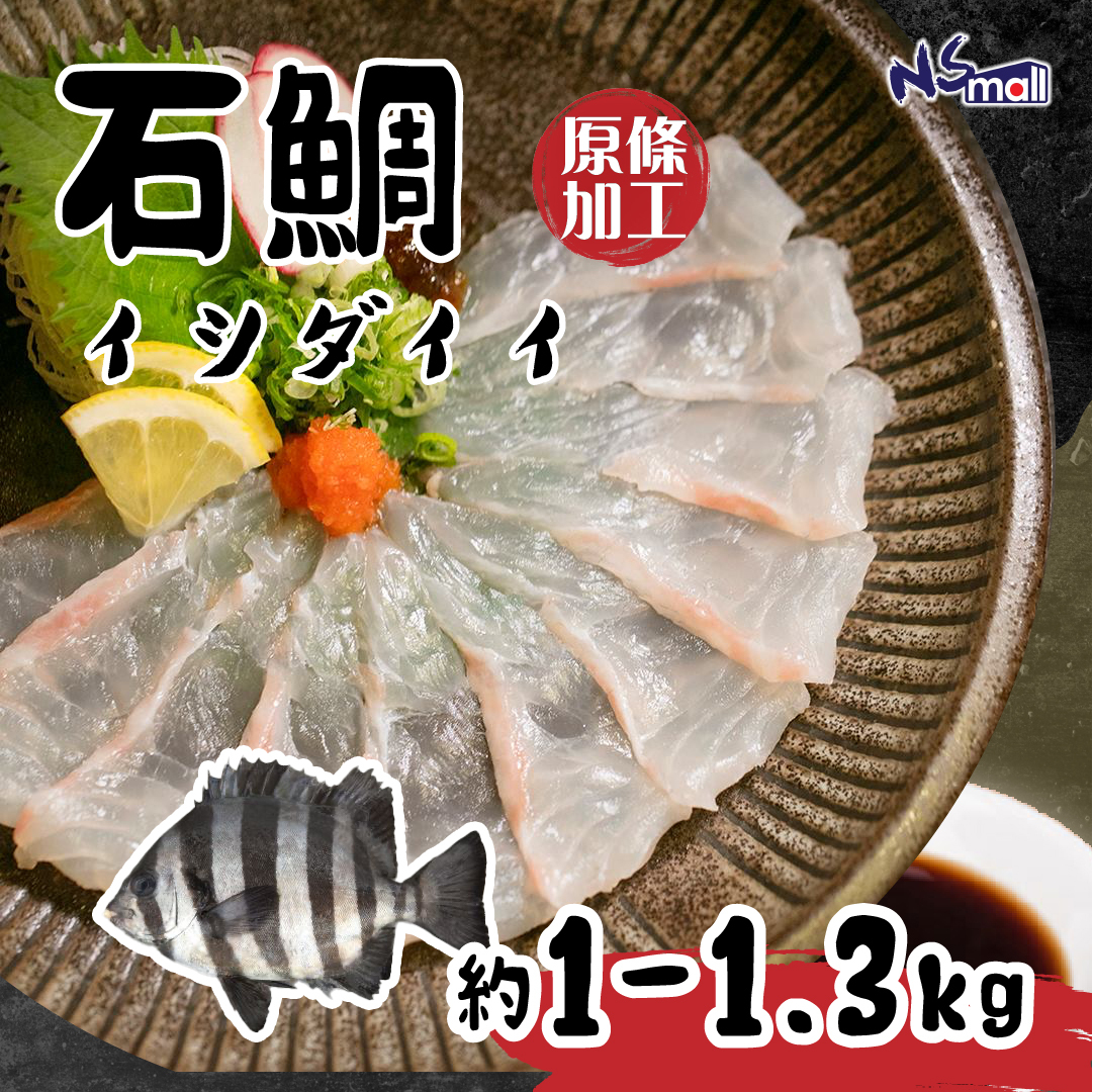 石鯛 約1-1.3kg/條（原條加工魚柳）