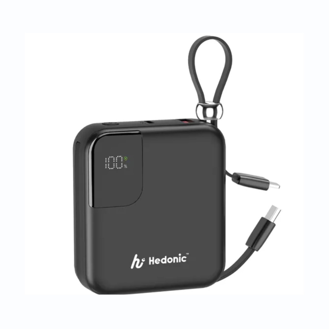 Hedonic PD 3.0 20W Lightning & USB-C Tiny Gen III 10000mAh Portable Battery (半固態)