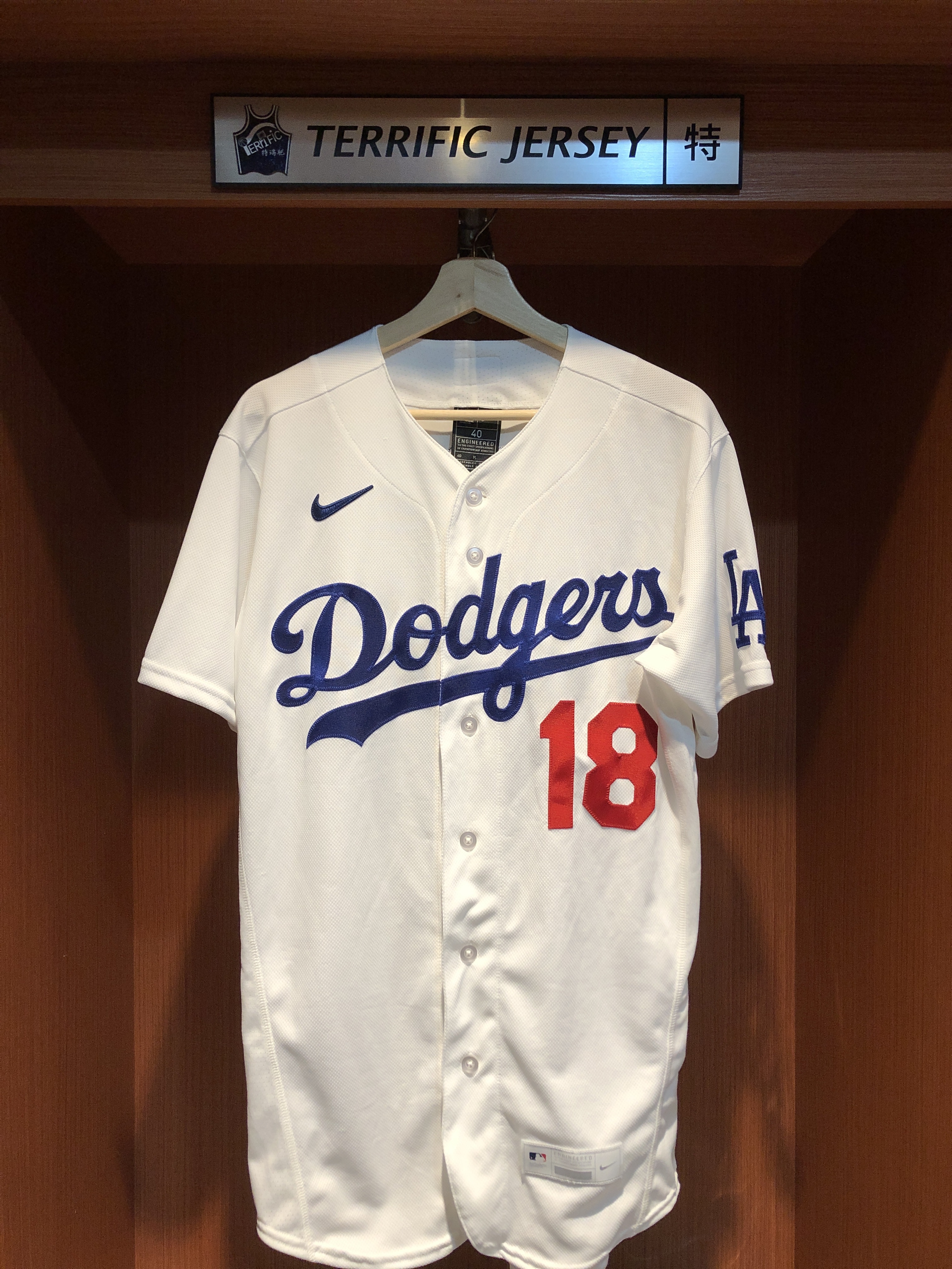 MLB球衣 Yoshinobu Yamamoto 洛杉磯道奇白 山本由伸 25-26 Home Nike Authentic Player Name Jersey 球員版 電繡 全新