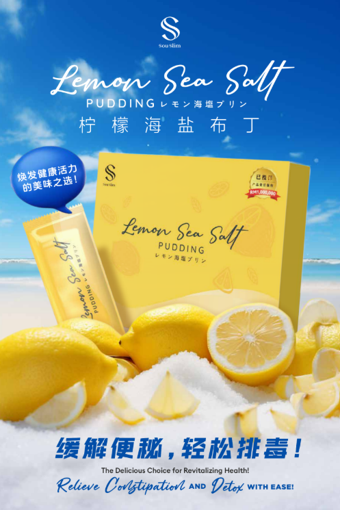 SOUSLIM 柠檬海盐布丁