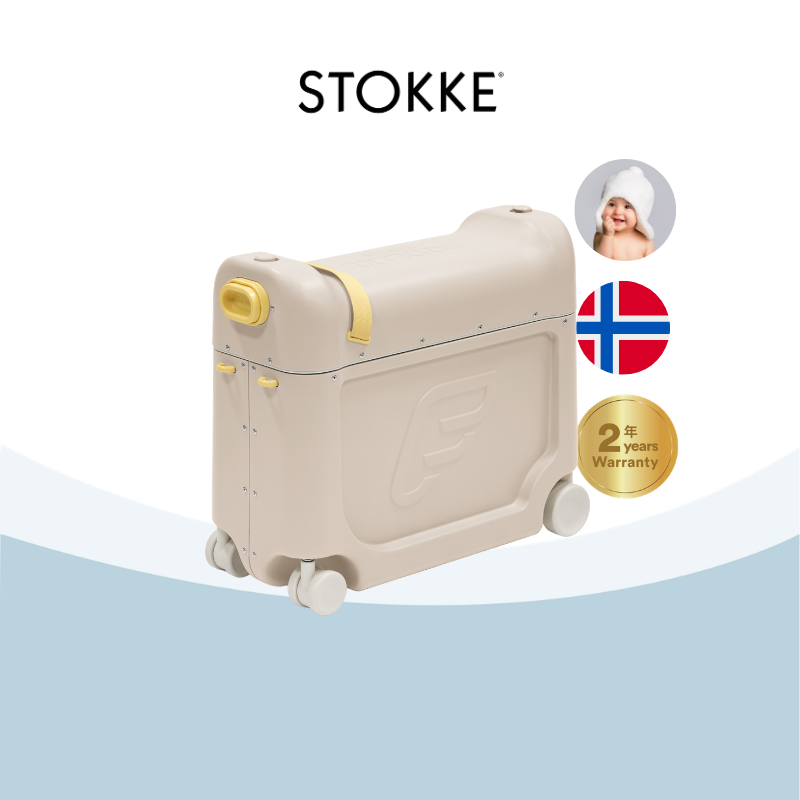 Stokke - JetKids™ BedBox™ 多功能兒童行李箱(月光白) | Jakewell