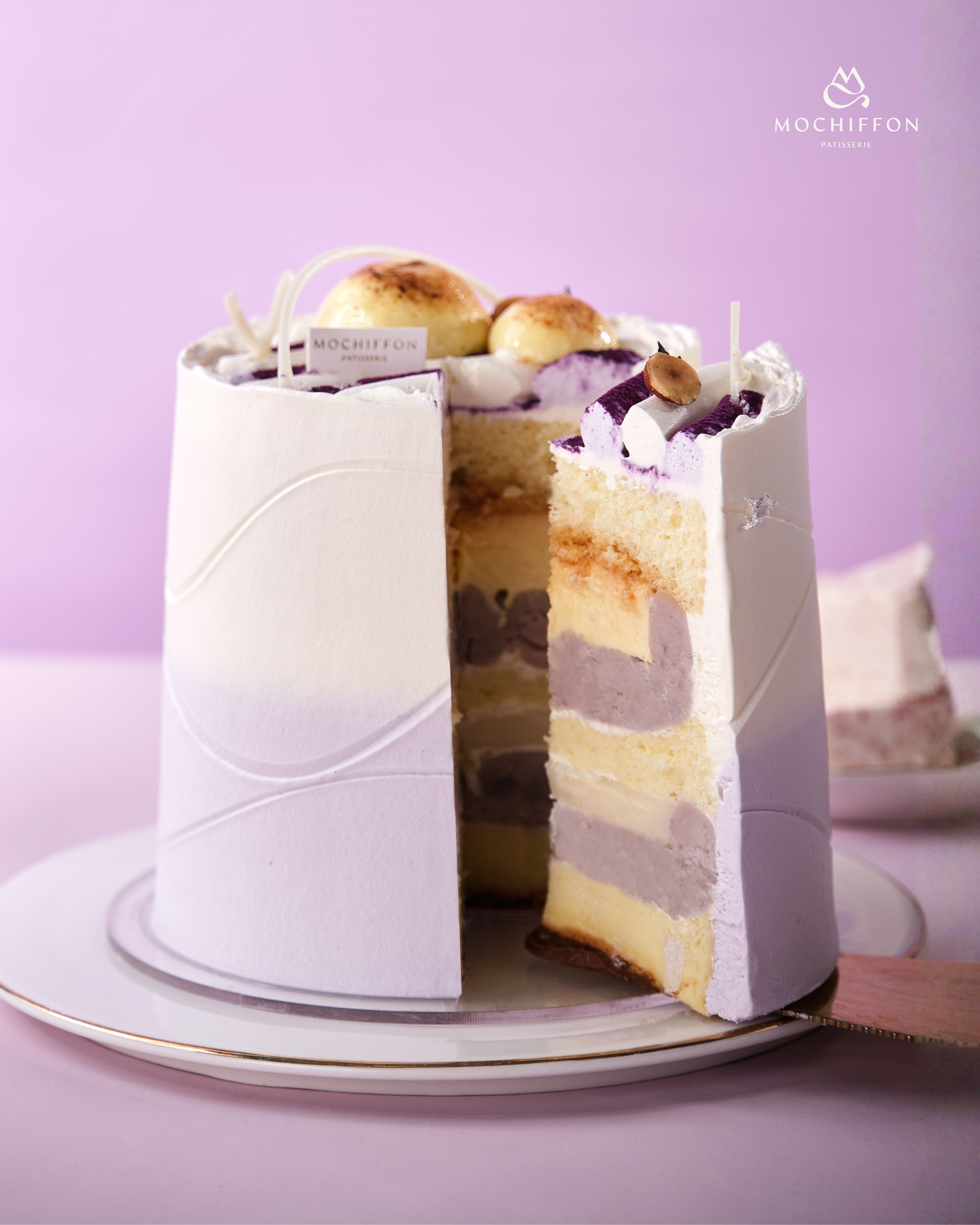 6吋芋泥焦糖布蕾