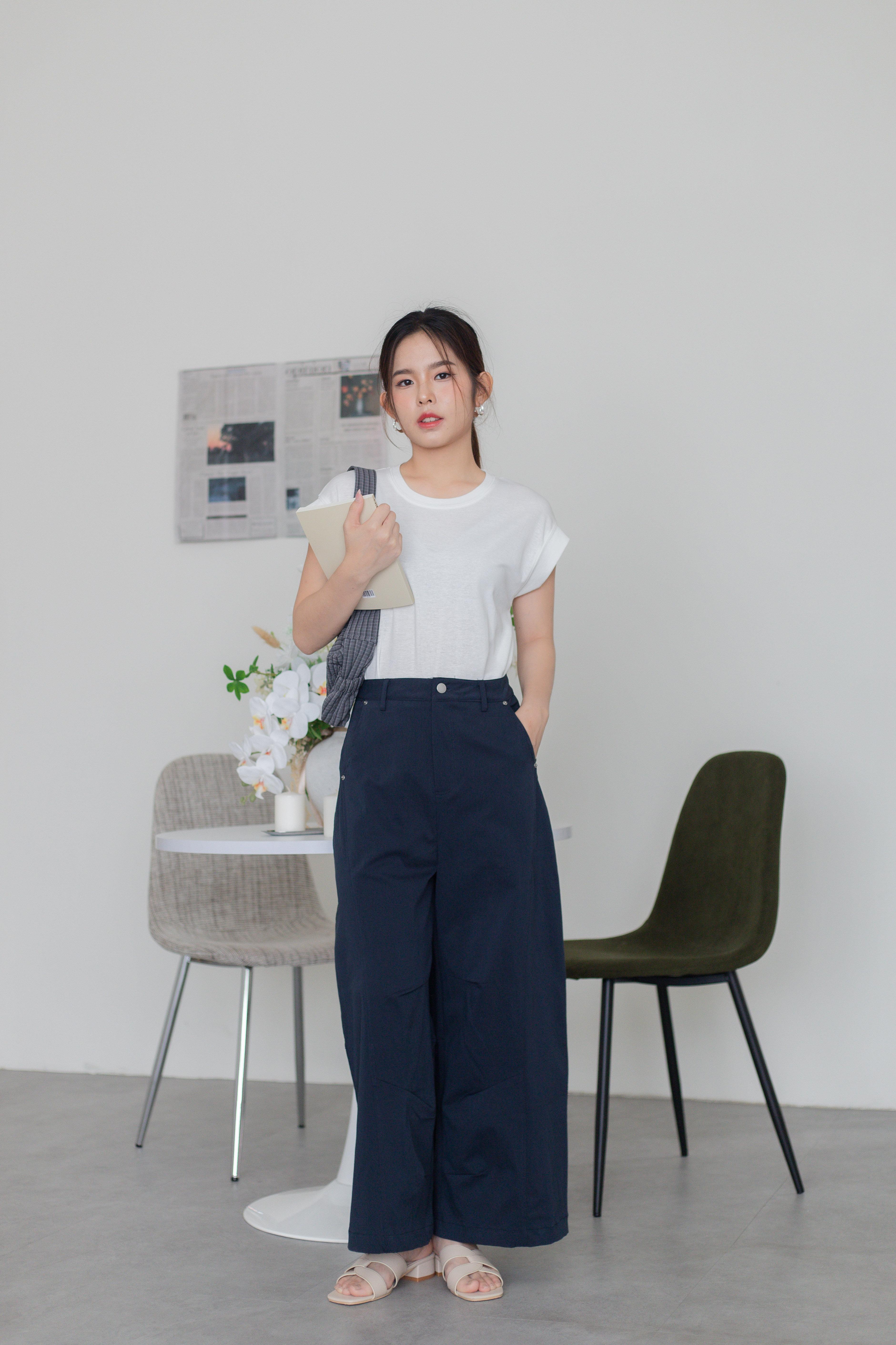 Kaino Utility Pants Navy -2790PLNAV