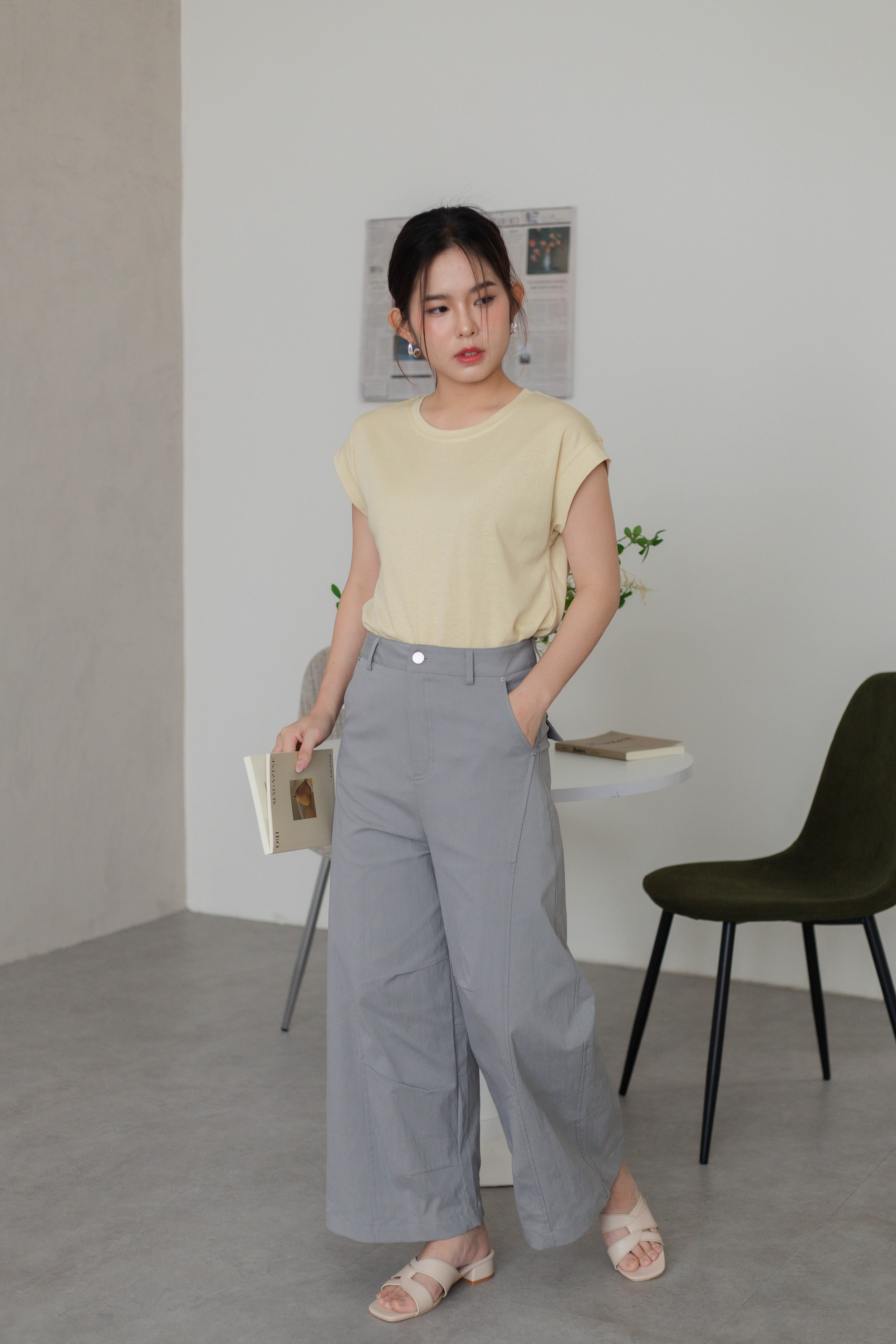 Kaino Utility Pants Grey -2790PLGRY