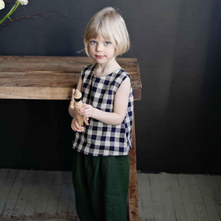 (預購)ALL THE BEAUTIFUL LINEN 無袖亞麻上衣 SLEEVELESS SHIRT