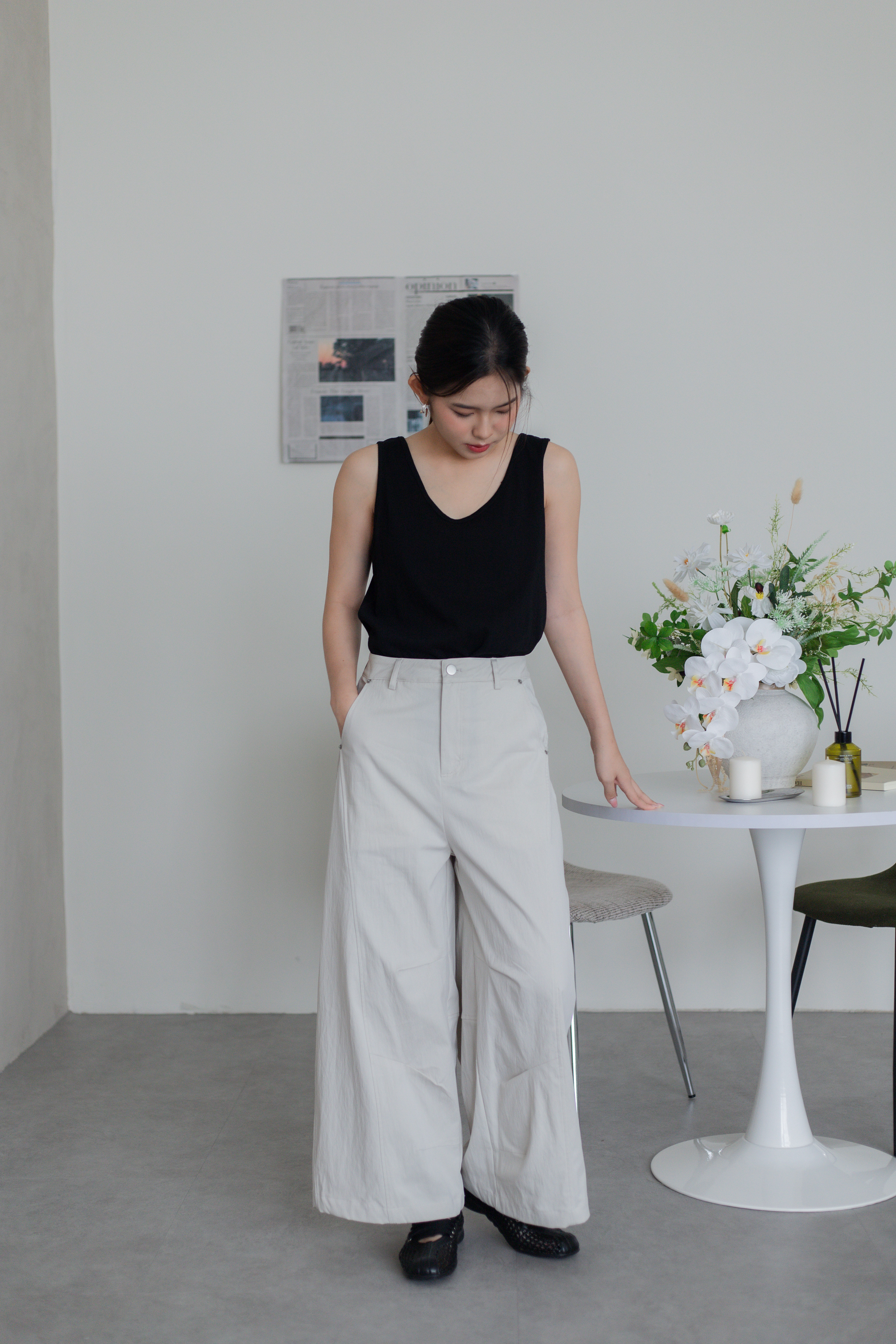 Kaino Utility Pants Beige -2790PLBEI