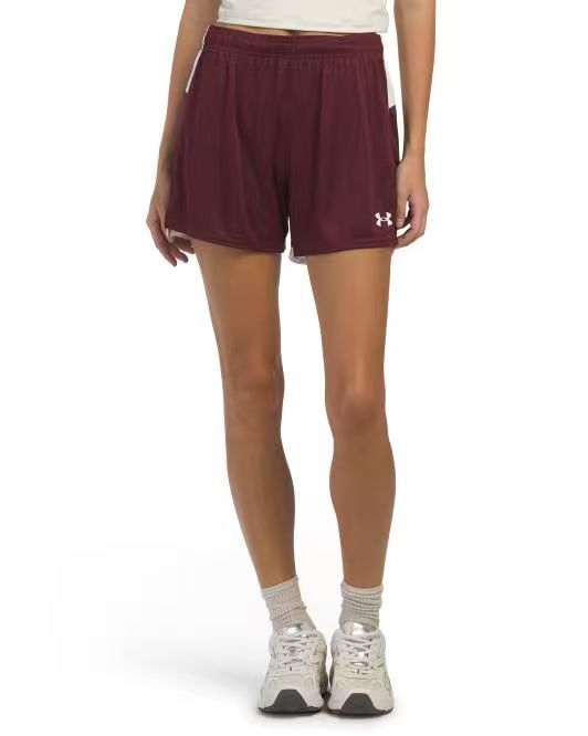 【預購】UNDER ARMOUR H060910 休閒女裝運動短褲（紅色）