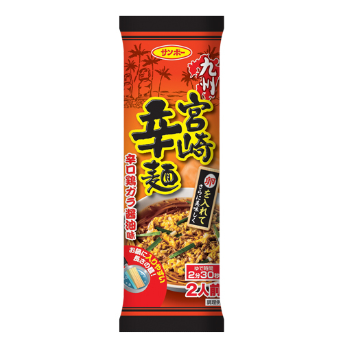 日本 三寶拉麵 九州宮崎辣味 168g