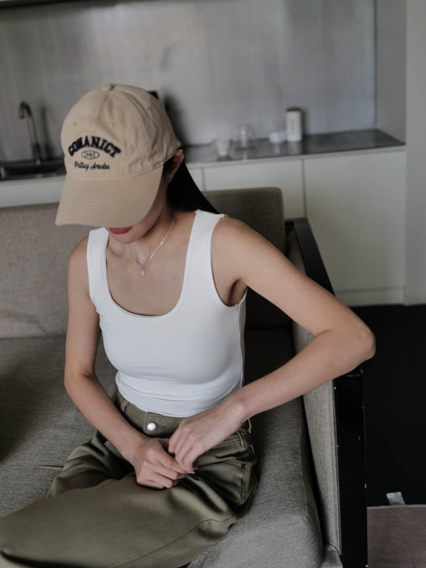 歐美厚磅雙層腰身背心*6色