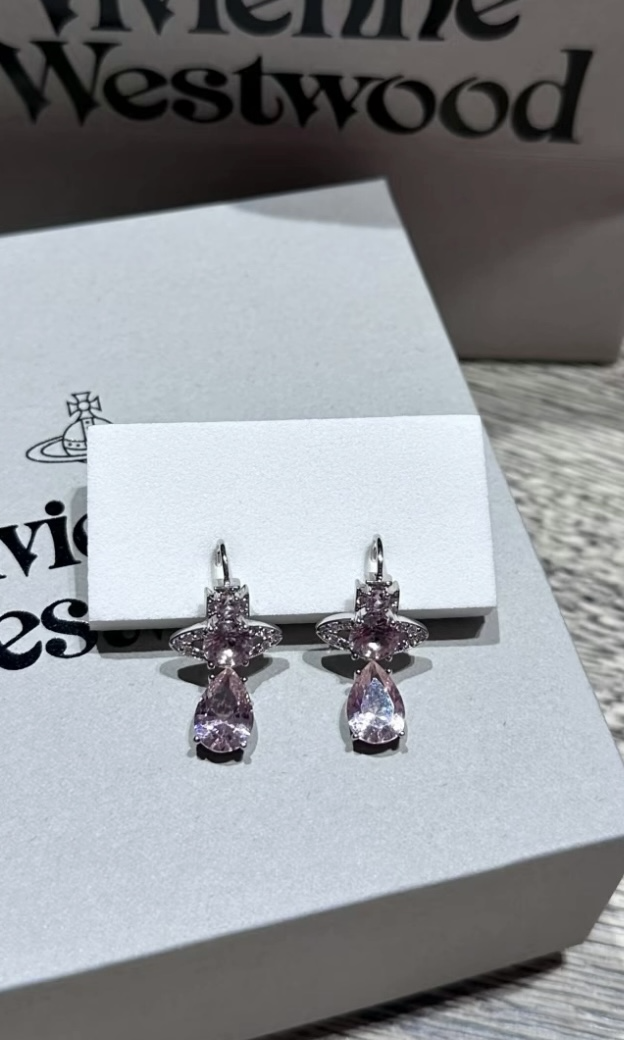 Vivienne Westwood 粉色人魚淚 Earrings