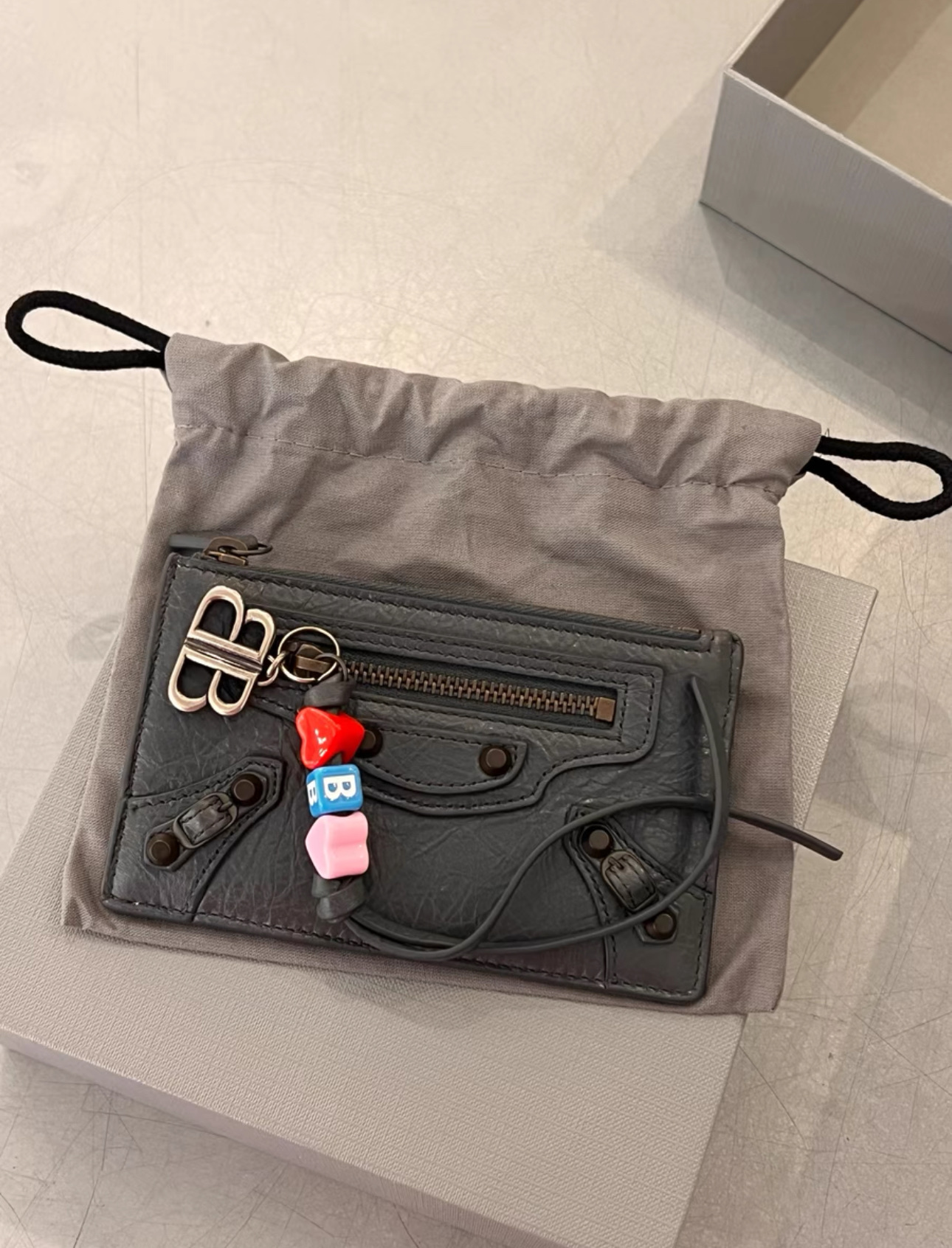 Balenciaga 新款cardholder Arena Storico 小羊皮