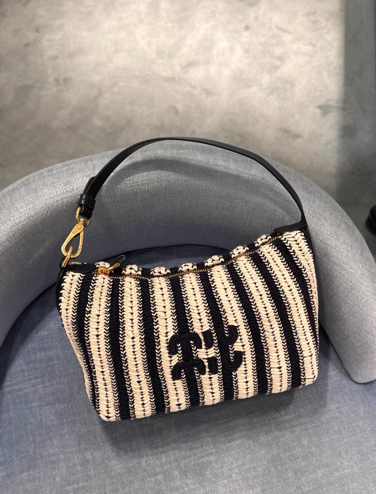 MiuMiu 新款26s 條紋飯盒包