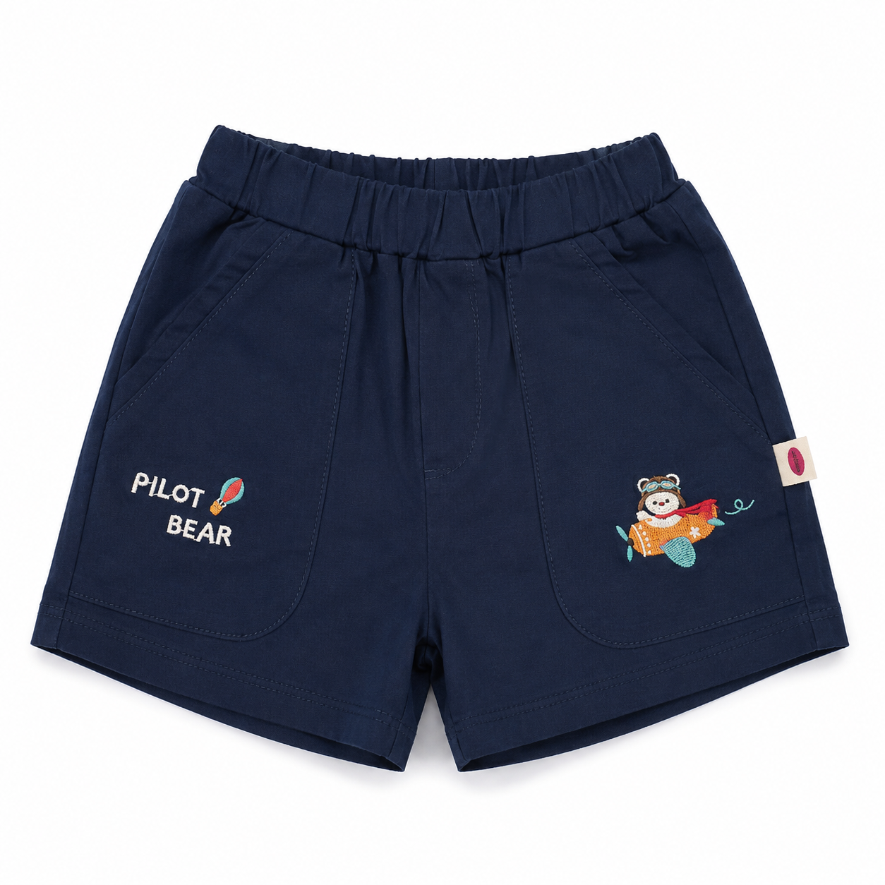 🇰🇷刺繡小熊飛行員短褲