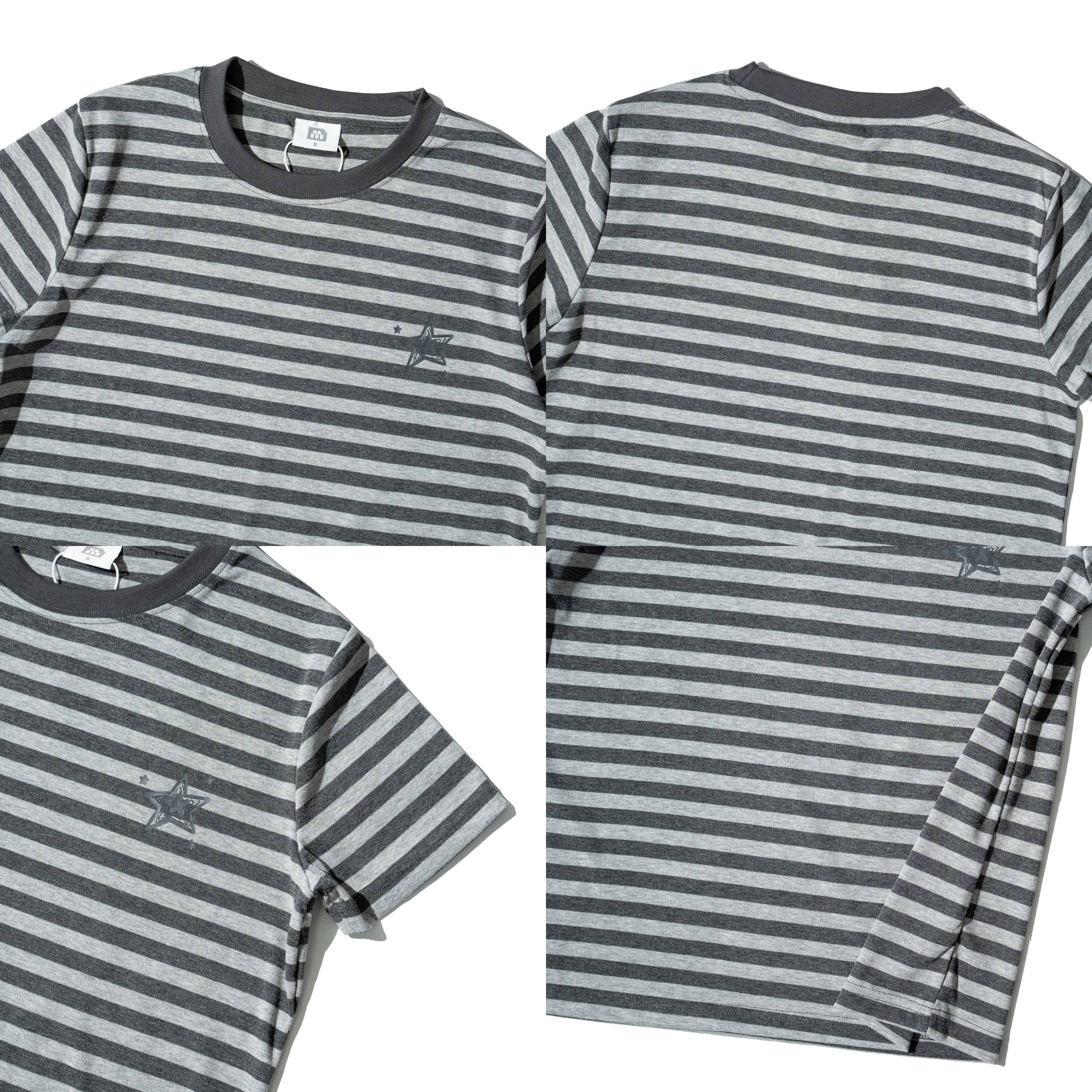 AGILITY MIAO Image Stripe Tee 條紋圖像短Tee [M-TS3]