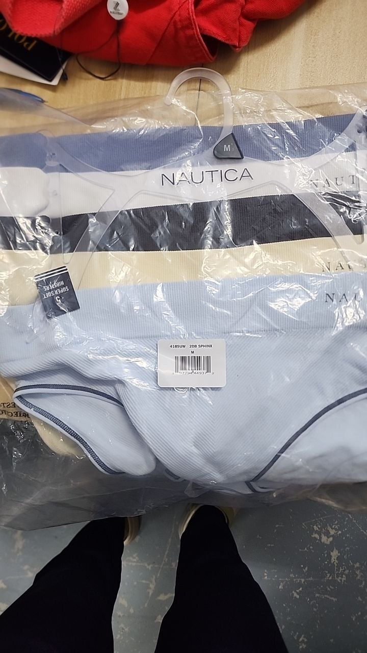 [S] NAUTICA MULTI SEAMLESS BRIEF, 5-PACK, 4189UW-2DB (SZZ1170)