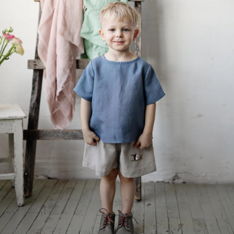 (預購)ALL THE BEAUTIFUL LINEN 百搭短袖上衣 T-SHIRT (NEW)
