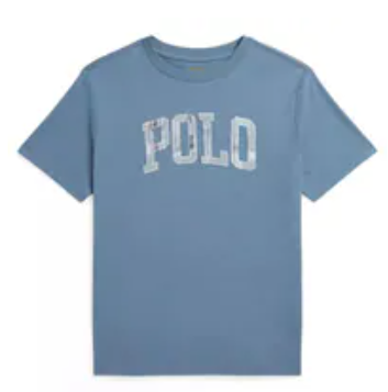 [S] PRL BLUE PATCHWORK LOGO TEE, SRL264 (SRL264)