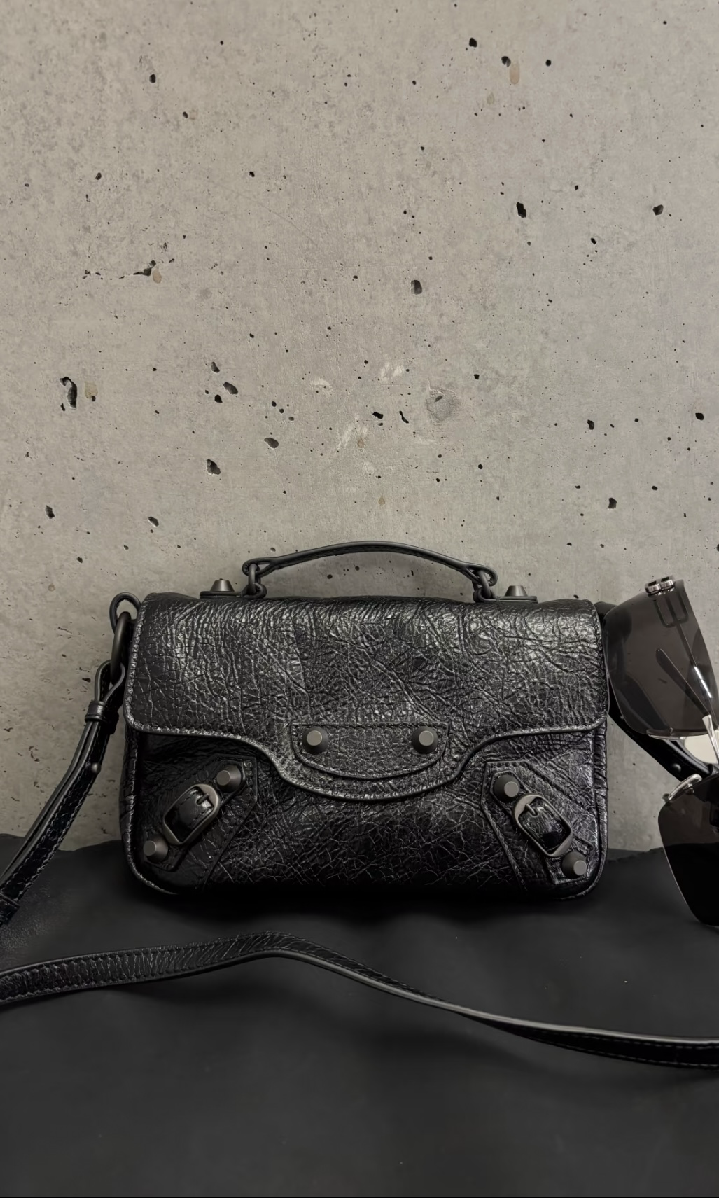 Balenciaga Lecity pouch on strap