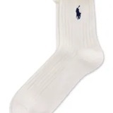 [S] PRL IVORY LETTUCE EDGE ANKLE SOCKS, SRL269 (SRL269)