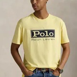 [S] PRL YELLOW UNISEX CLASSIC-FIT LOGO JERSEY T-SHIRT, SRL271 (SRL271)