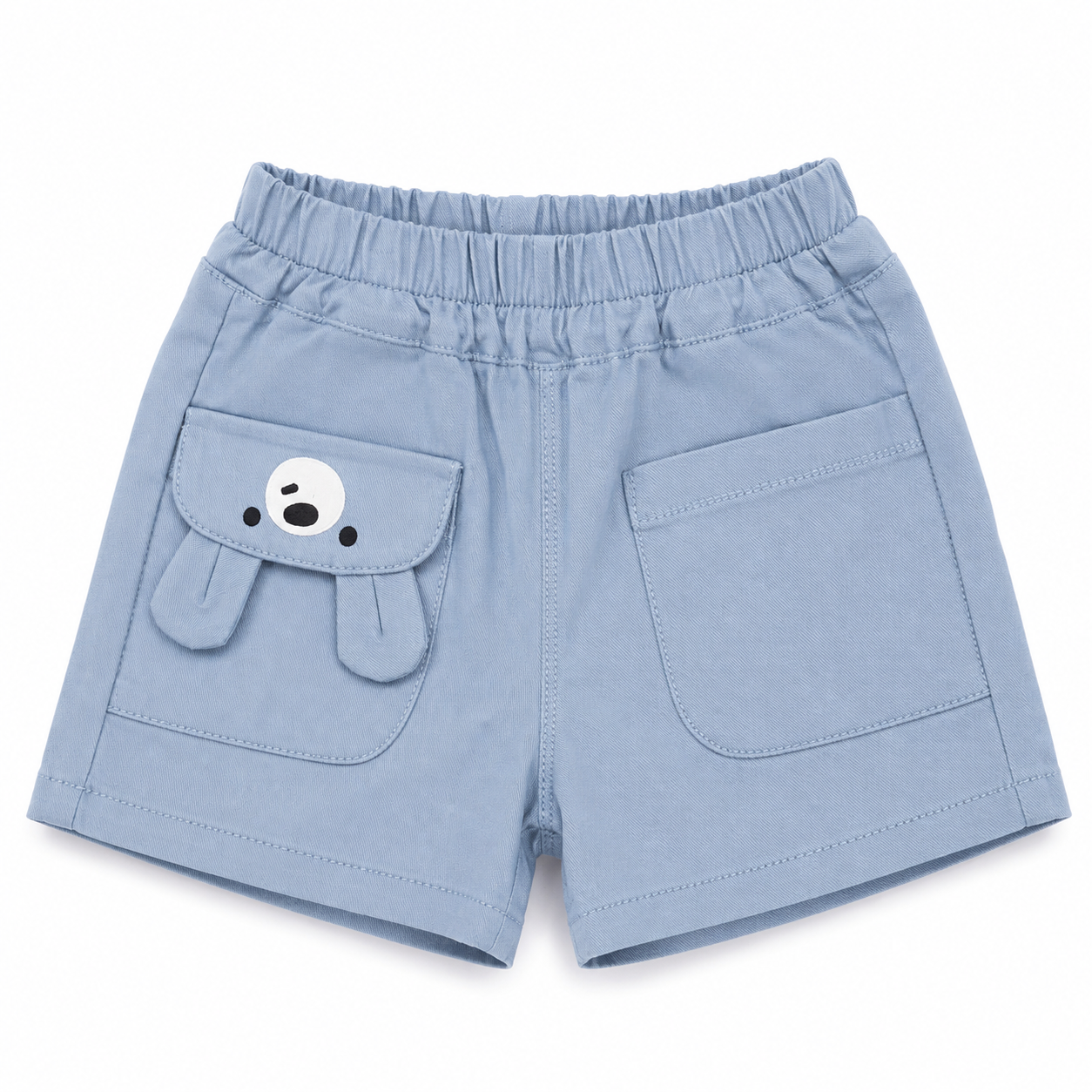 🐻 萌萌小熊天絲棉口袋短褲