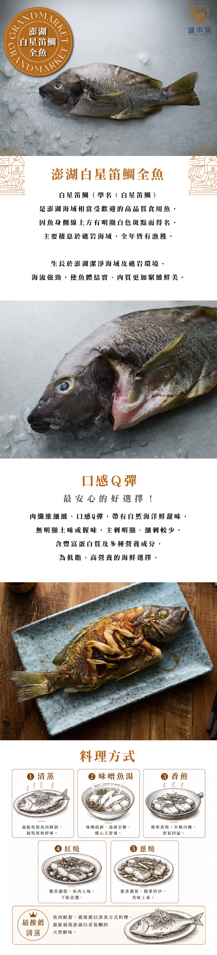 優質海鮮-澎湖海鱸魚排220-250g