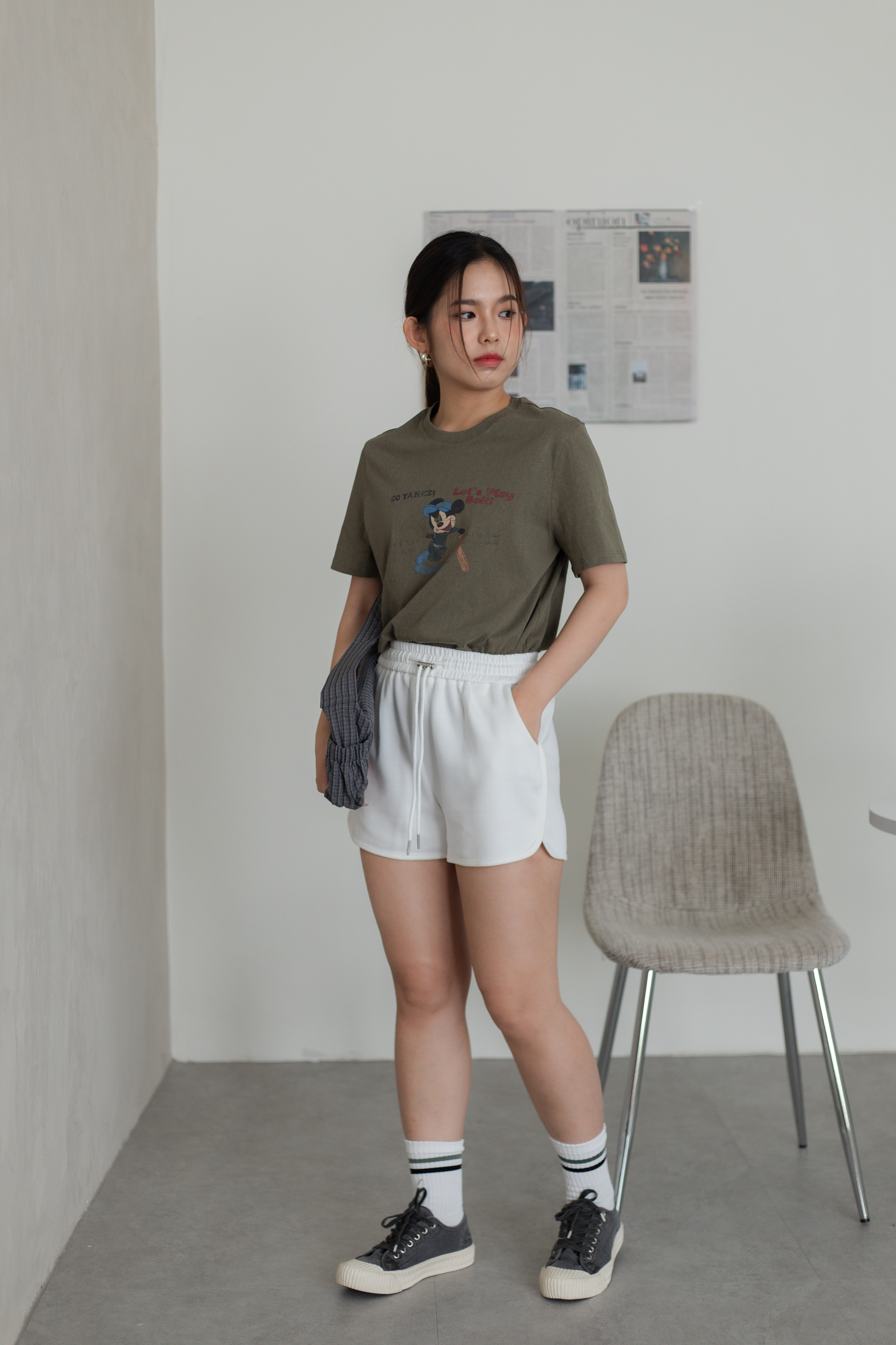 Derson Relaxed Short White -2784PSWHI
