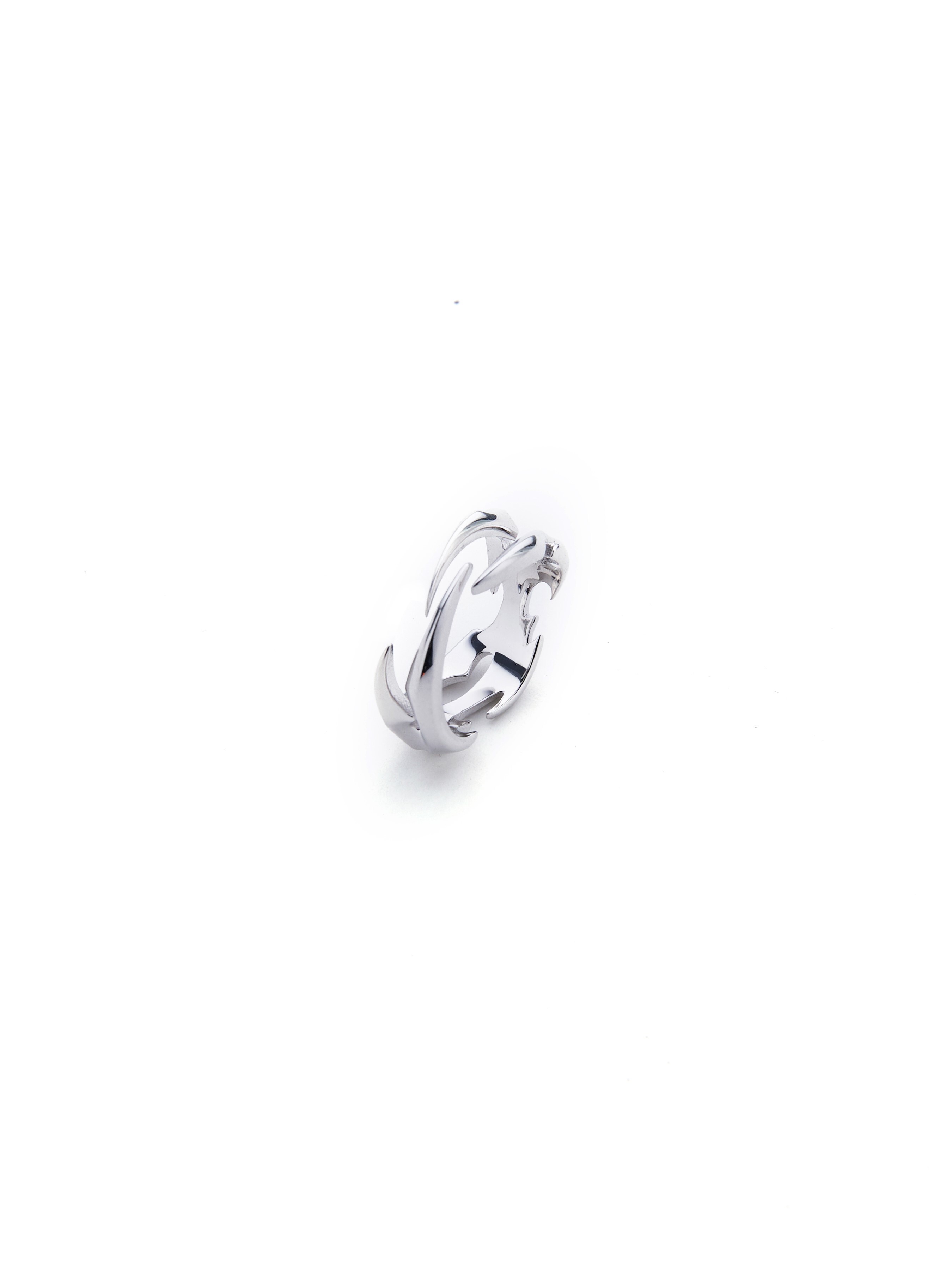 Fe3c 立體荊棘戒指 3D Thorns Ring (S925)