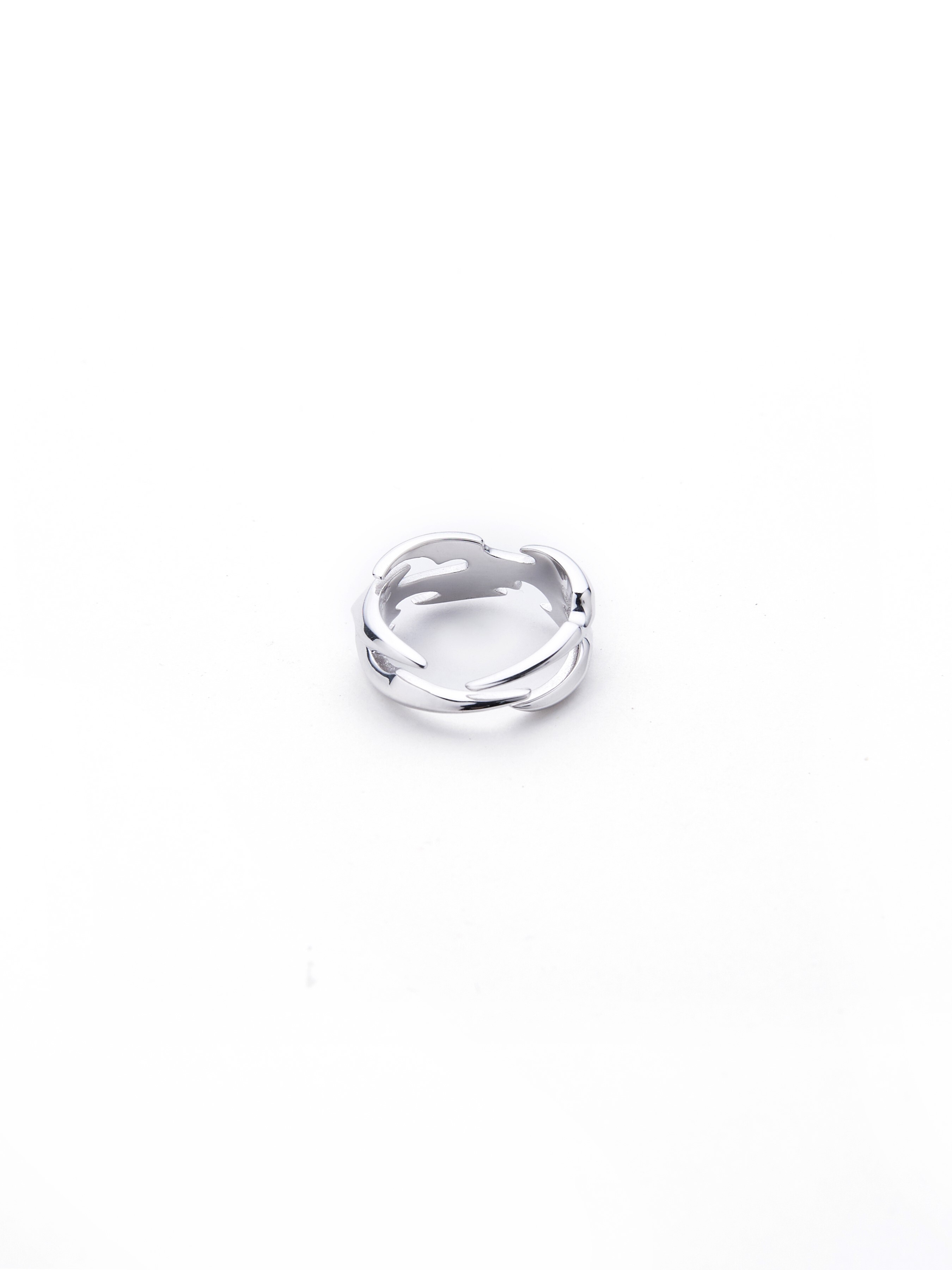 Fe3c 立體荊棘戒指 3D Thorns Ring (S925)