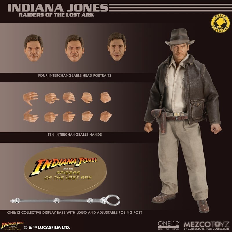Mezco Toyz One:12 Exclusive Indiana Jones Raiders of the Lost Ark Temple Edition（現貨）
