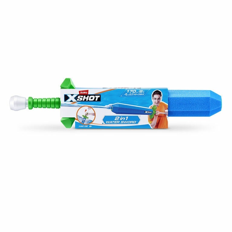 【玩具研究中心】XSHOT水槍-2合1水劍槍