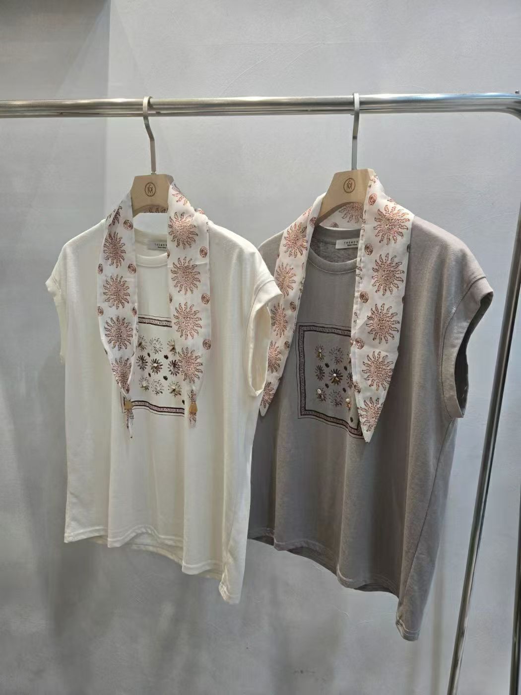TM6311 太陽印花小貝殼Tee