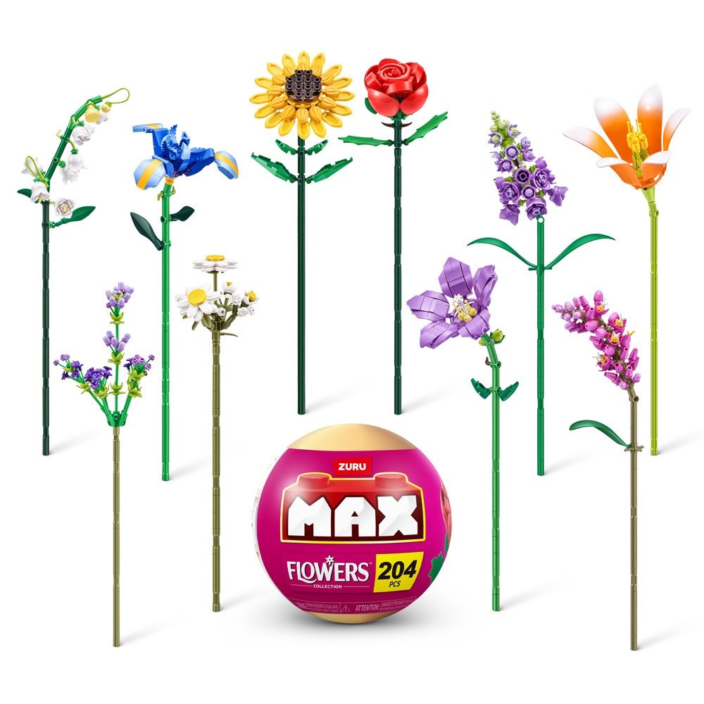 【玩具研究中心】MAX積木膠囊-朵朵花兒系列 隨機出貨一款
