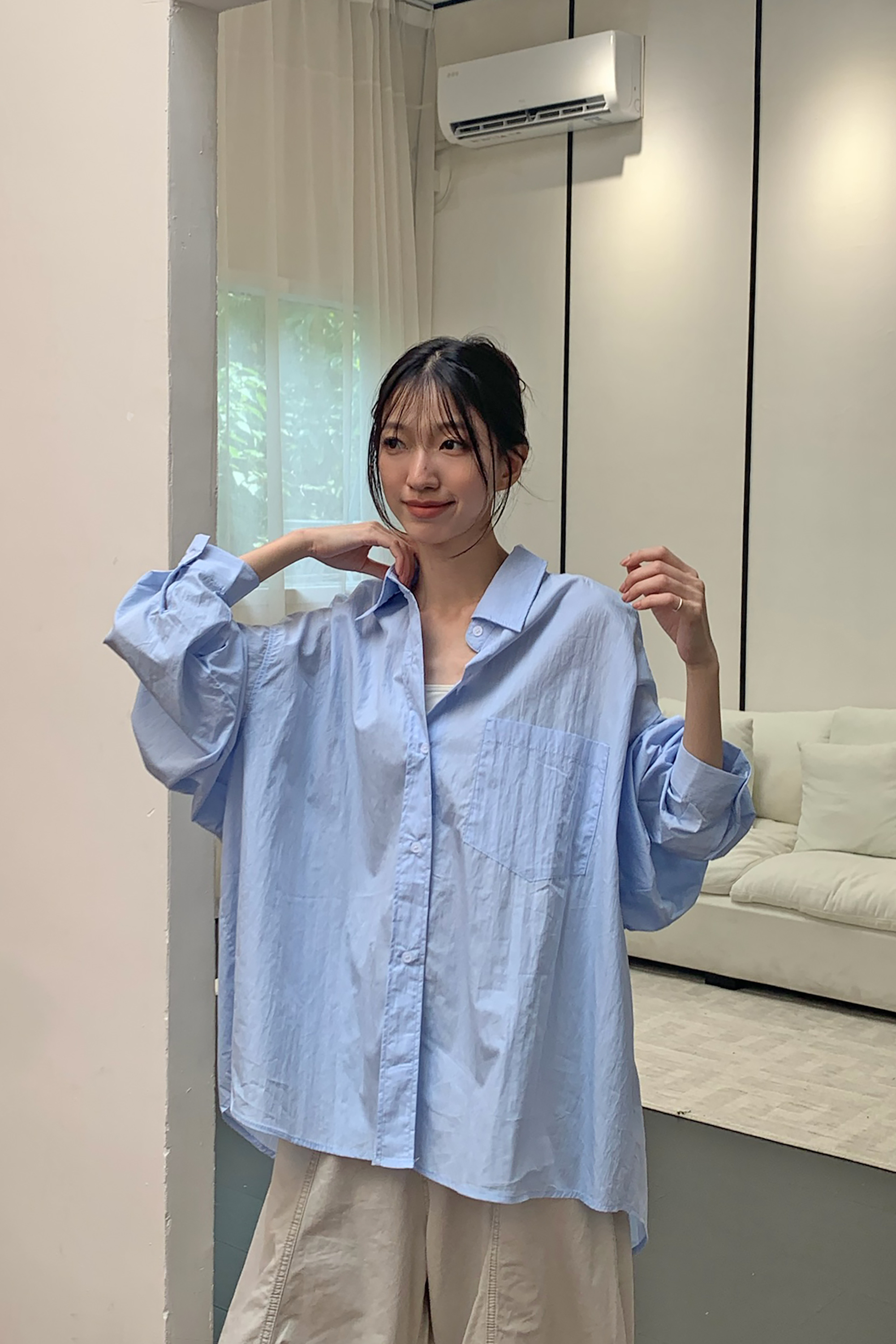June｜日常鬆弛感長袖襯衫 3色
