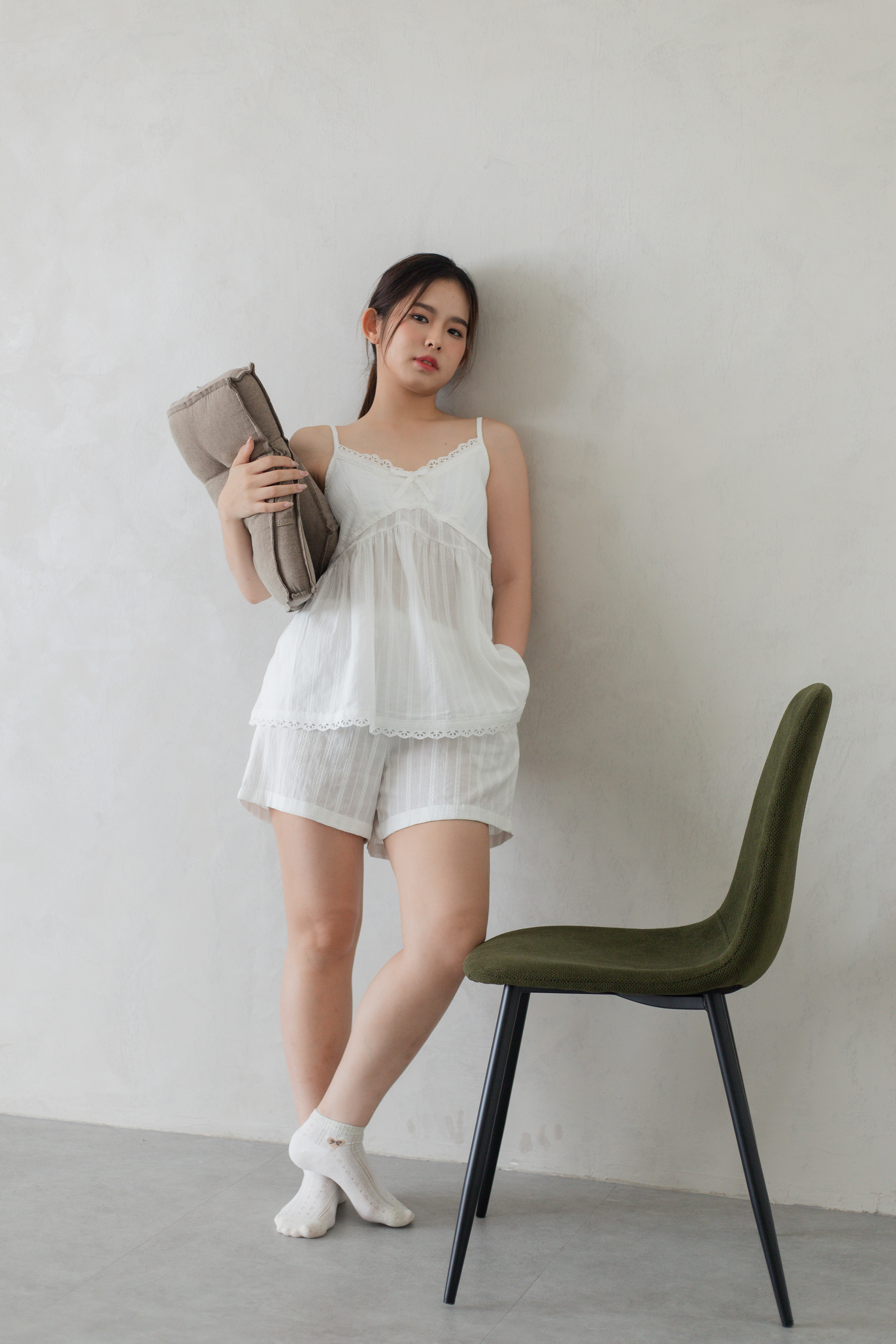 Carmen Crochet  Camisole Lounge Set (Padded) -2793SS