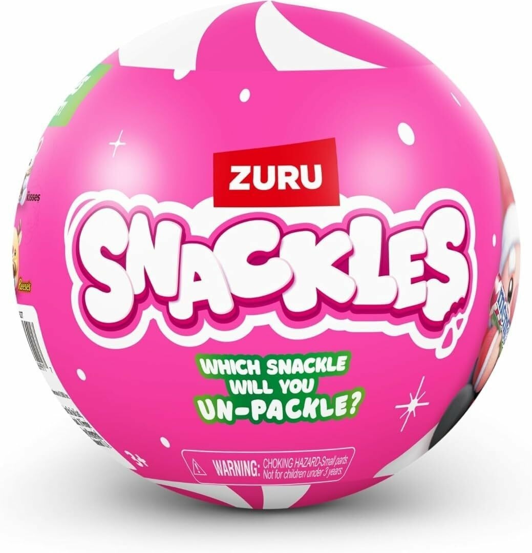 【玩具研究中心】Snackles-毛球小吃貨S號聖誕系列 隨機出貨一款