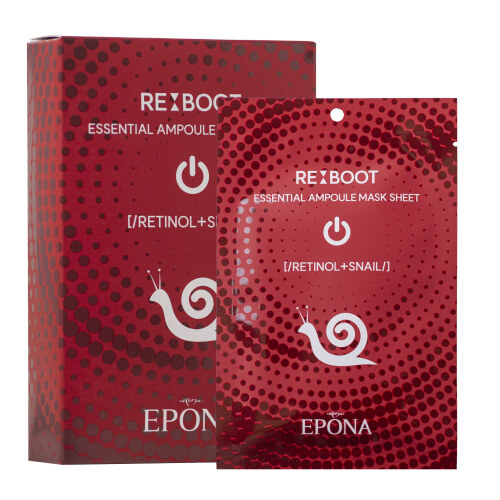 DIS-SSG0424-102 RE:BOOT ESSENTIAL 安瓶面膜視黃醇加蝸牛 10ea  (到期日:2027/07) (特價貨品不設退款退換)