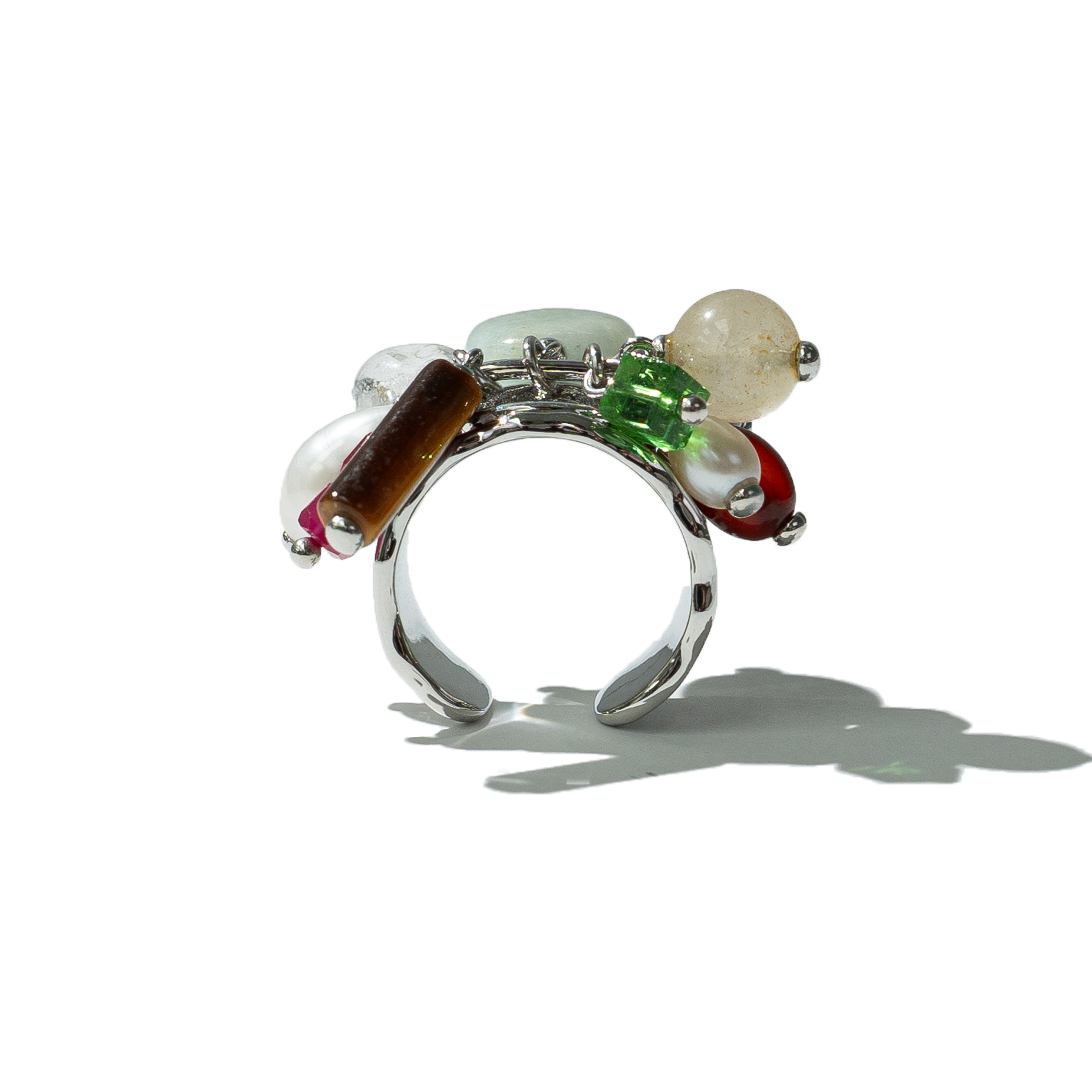 Stone Pendant Ring 石頭吊墜 可調戒指 [M4]