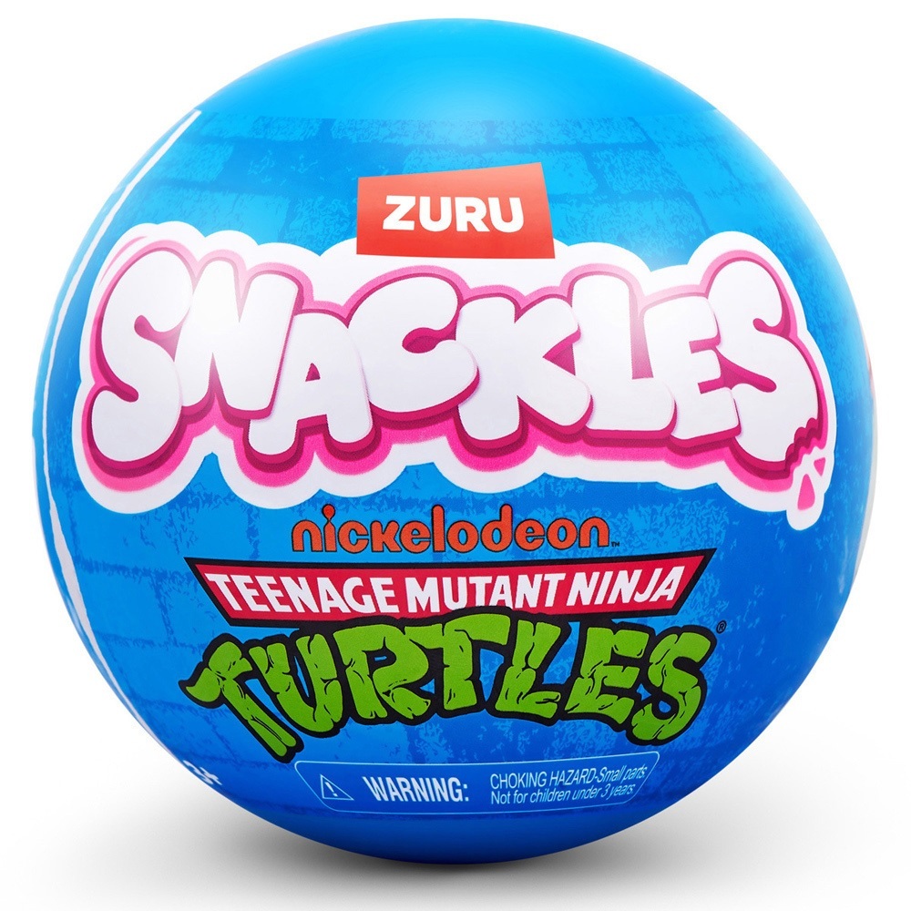 【玩具研究中心】Snackles-毛球小吃貨5吋忍者龜系列 隨機出貨一款