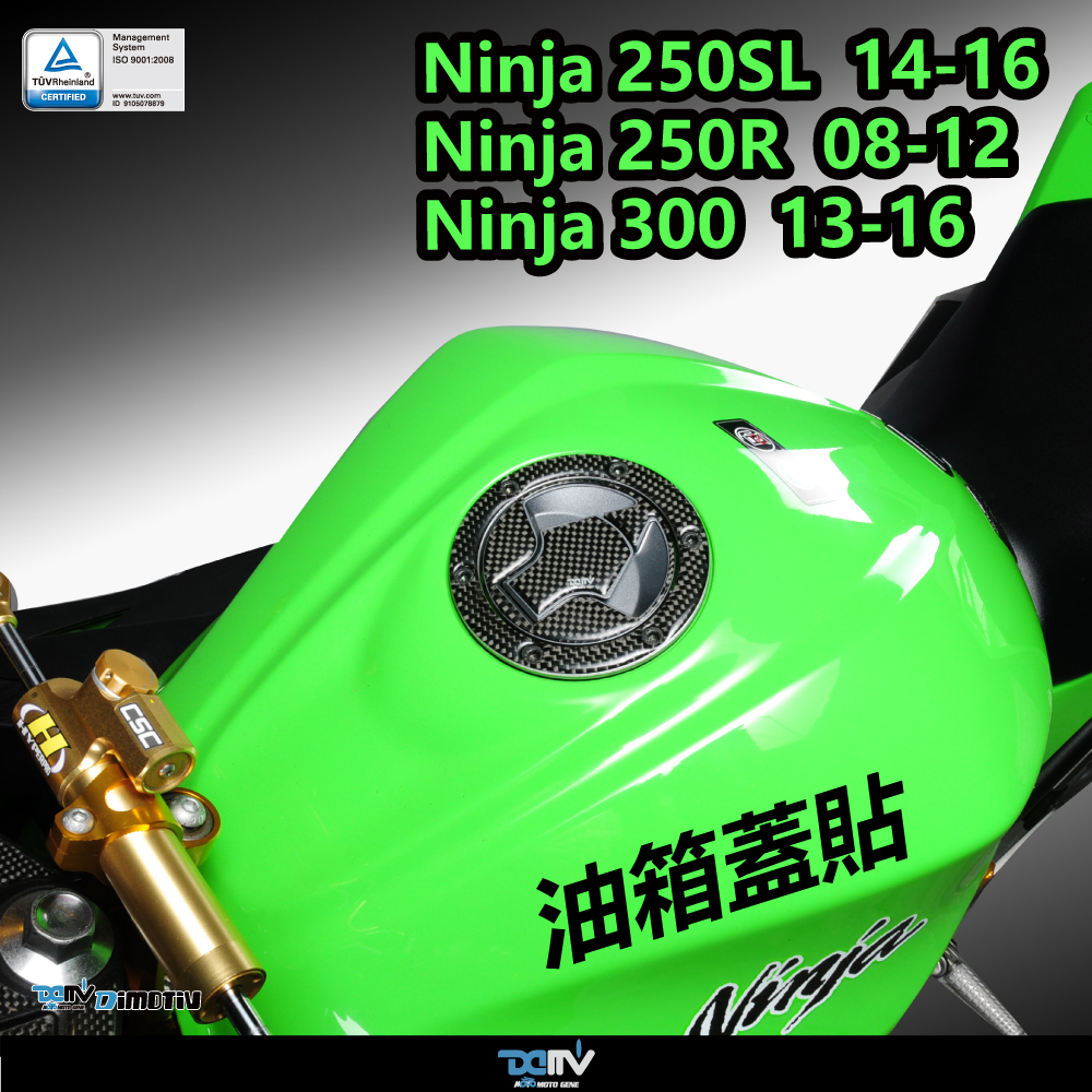 【DIMOTIV】KAWASAKI Ninja 250R 250SL 300 油箱蓋貼