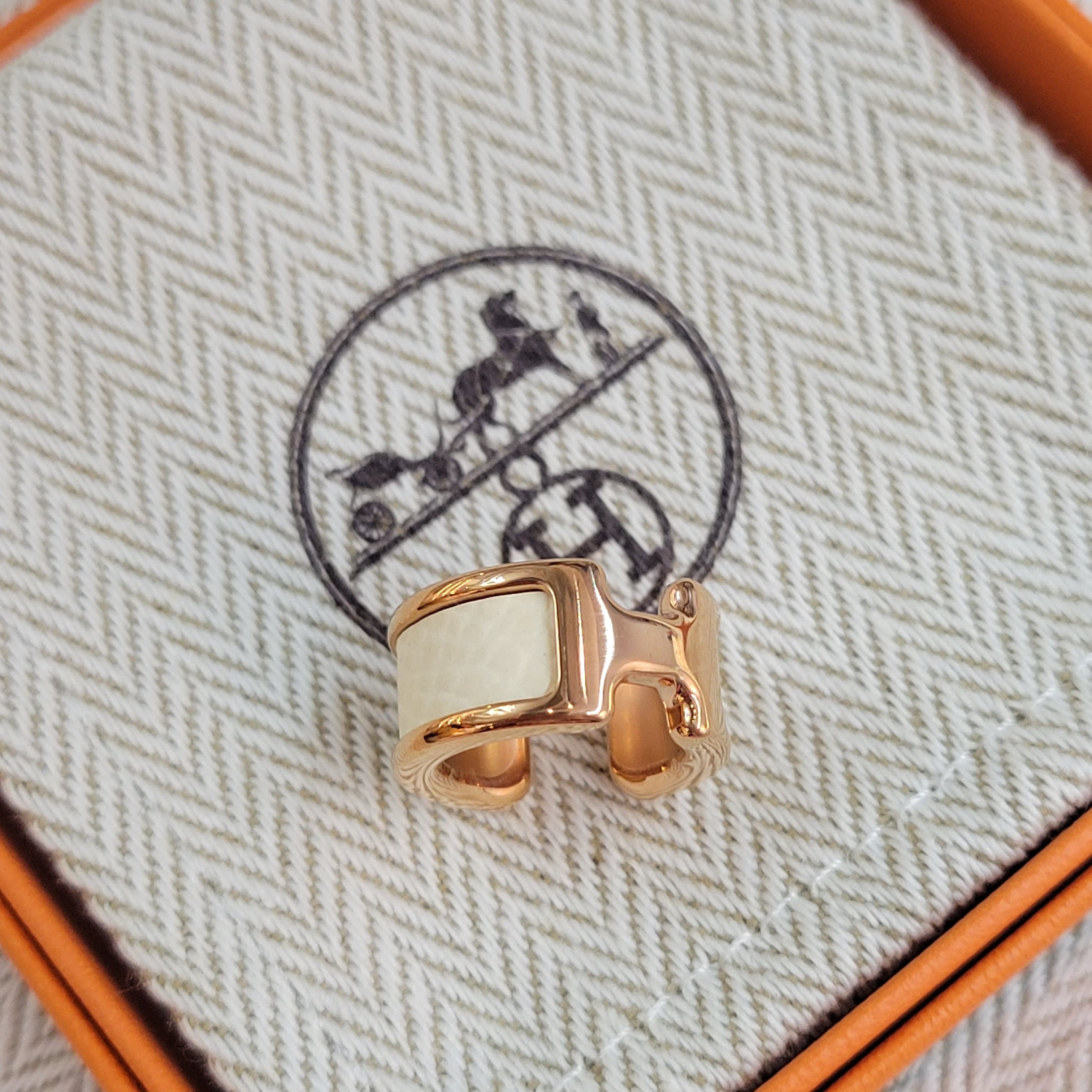 HERMES Olympe ear cuff, small model NATA FO 耳夾