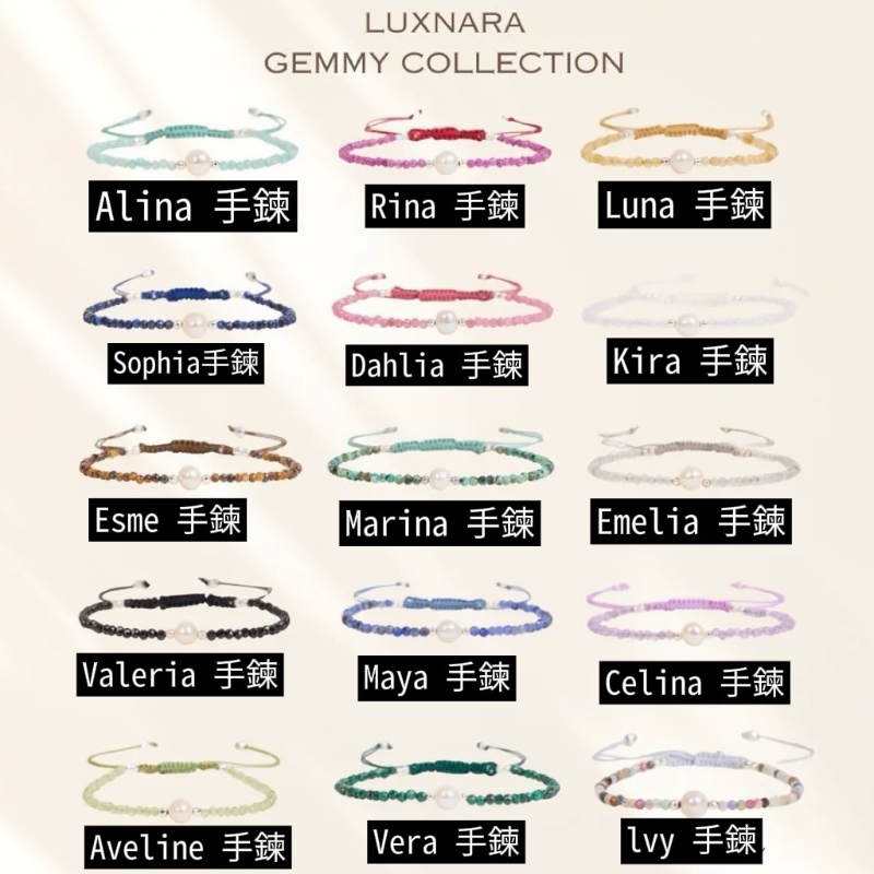 曼谷 Luxnara 能量寶石手串