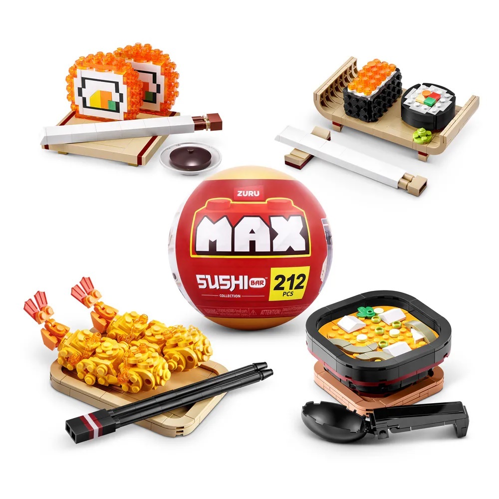【玩具研究中心】MAX積木膠囊-日式料理系列 隨機出貨一款